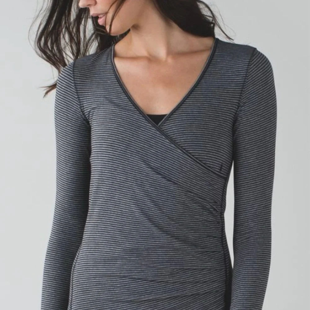 Lululemon Sunset Salutation Striped Long Sleeve Top